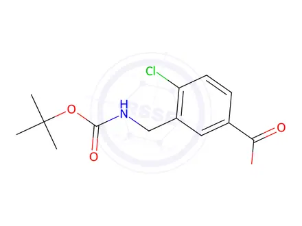 Chemical structure of 3-{[(tert-Butoxycarbonyl)amino]methyl}-4-chlorobenzoic acid