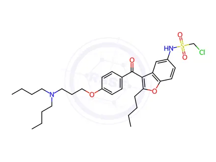 Chemical structure of Dronedarone Hydrochloride Impurity 17