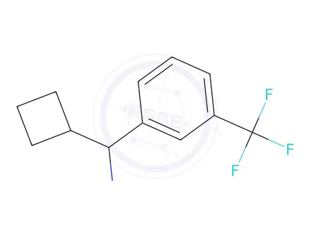 Chemical structure of Cyclobutyl(3-(trifluoromethyl)phenyl)methanamine