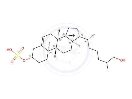 Chemical structure of 26-Hydroxycholesterol 3-sulfate