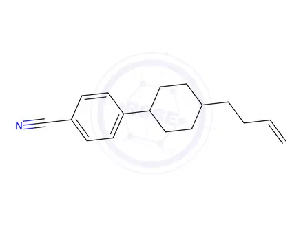 Chemical structure of 4-(trans-4-(But-3-en-1-yl)cyclohexyl)benzonitrile