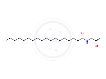 Chemical structure of N-(2-hydroxypropyl)stearamide