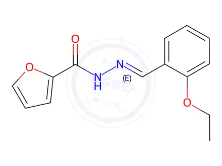 Chemical structure of N'-(2-Ethoxybenzylidene)furan-2-carbohydrazide