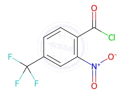 Chemical structure of 2-Nitro-4-(trifluoromethyl)benzoyl Chloride