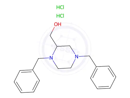 Chemical structure of (1,4-Dibenzylpiperazin-2-yl)methanol dihydrochloride