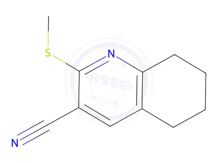 Chemical structure of 2-METHYLSULFANYL-5,6,7,8-TETRAHYDRO-QUINOLINE-3-CARBONITRILE