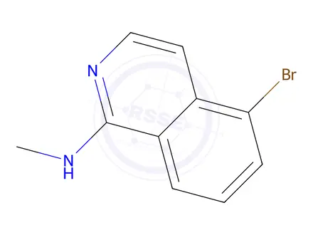 Chemical structure of 5-Bromo-N-methyl-1-isoquinolinamine