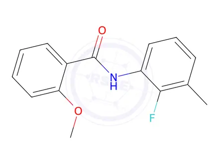 Chemical structure of N-(2-Fluoro-3-methylphenyl)-2-methoxybenzamide