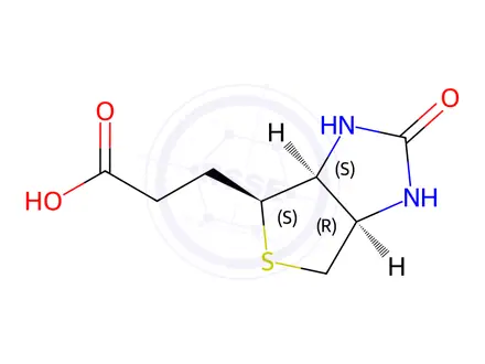 Chemical structure of Biotin Impurity 61