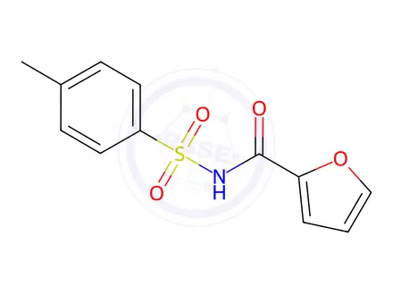 Chemical structure of 2-Furancarboxamide, N-[(4-methylphenyl)sulfonyl]-