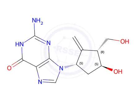 Chemical structure of (1R,3S,4S)-ent-Entecavir