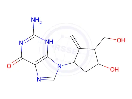 Chemical structure of (1S,3S,4R)-ent-Entecavir
