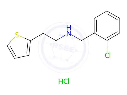 Chemical structure of Ticlopidine EP Impurity I (HCl Salt)