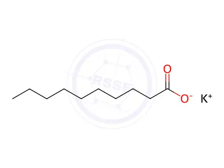 Chemical structure of Decanoic acid Potassium salt