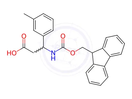Chemical structure of Fmoc-3-amino-3-(3-methylphenyl)-propionic Acid