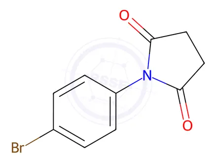 Chemical structure of N-(4-Bromophenyl)succinimide