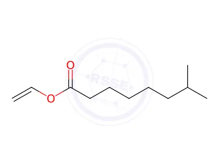 Chemical structure of vinyl isononanoate