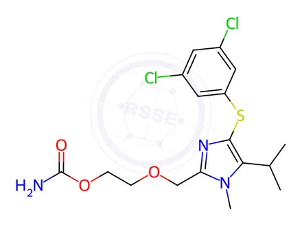 Chemical structure of Capravirine Impurity 65