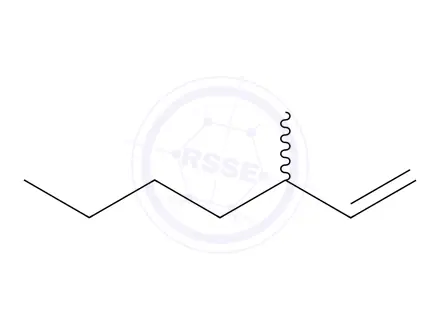 Chemical structure of 3-Methylhept-1-ene