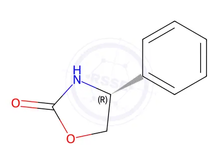 Chemical structure of (R)-4-Phenyloxazolidin-2-one