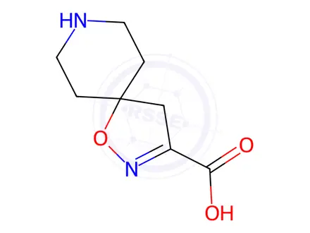 Chemical structure of 1-Oxa-2,8-diazaspiro[4.5]dec-2-ene-3-carboxylic acid