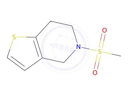 Chemical structure of 5-Methanesulfonyl-4H,6H,7H-thieno[3,2-c]pyridine