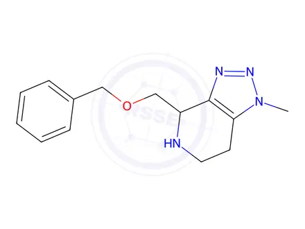 Chemical structure of 4-((Benzyloxy)methyl)-1-methyl-4,5,6,7-tetrahydro-1H-[1,2,3]triazolo[4,5-c]pyridine
