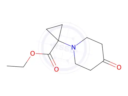 Chemical structure of Ethyl 1-(4-oxopiperidin-1-yl)cyclopropane-1-carboxylate