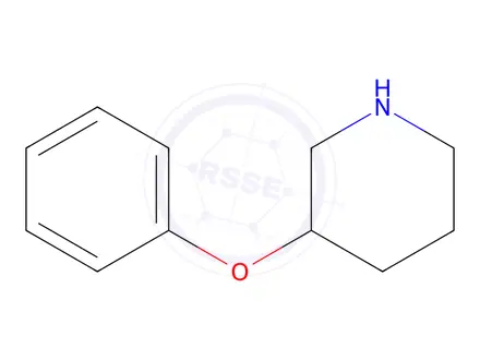 Chemical structure of 3-phenoxypiperidine