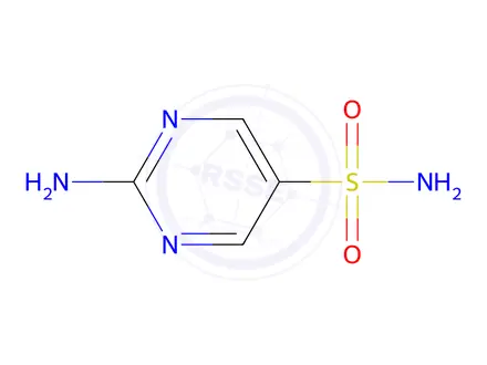 Chemical structure of 2-amino-5-Pyrimidinesulfonamide