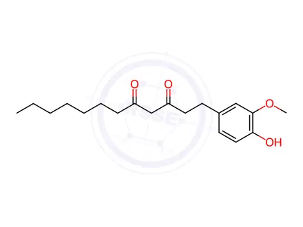 Chemical structure of Gingerdione
