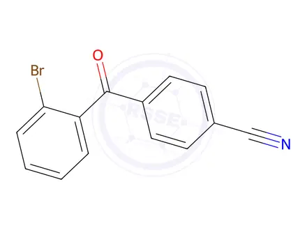 Chemical structure of 2-Bromo-4'-cyanobenzophenone