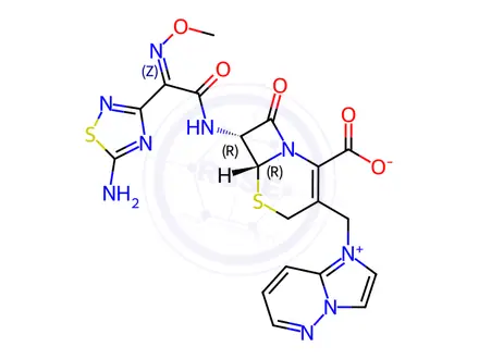 Chemical structure of Cefozopran