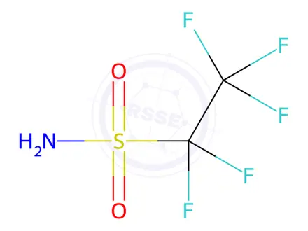 Chemical structure of Pentafluoroethylsulfonamide