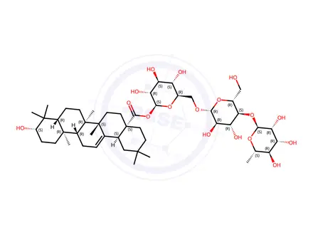 Chemical structure of cussonoside B