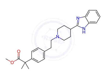 Chemical structure of Bilastine Impurity 110