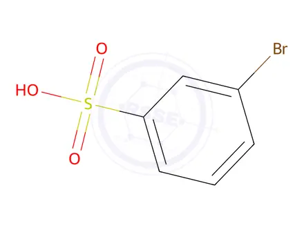 Chemical structure of Benzenesulfonic acid, 3-bromo-