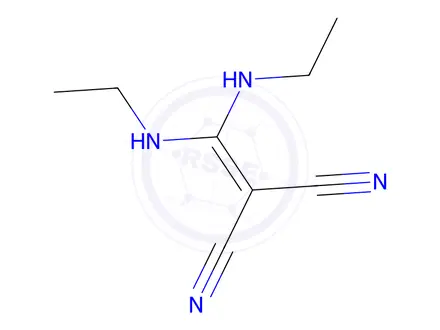 Chemical structure of 2-(Bis(ethylamino)methylene)malononitrile