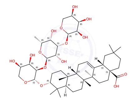 Chemical structure of Presapogenin CP4