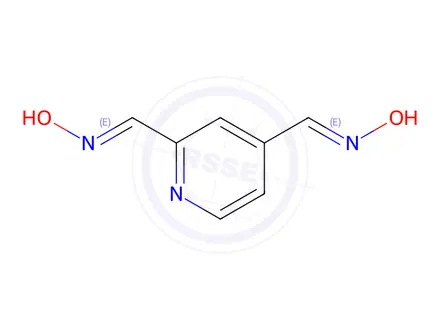 Chemical structure of 4-Pyridinedialdoxime