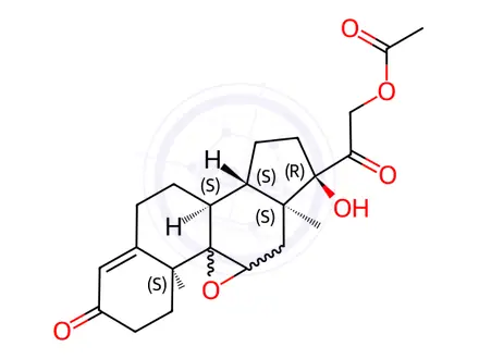 Chemical structure of Fludrocortisone Impurity 5