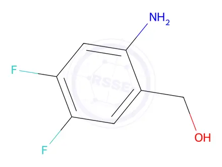 Chemical structure of 2-Amino-4,5-difluorobenzyl Alcohol