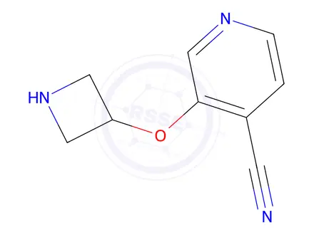 Chemical structure of 3-(azetidin-3-yloxy)isonicotinonitrile