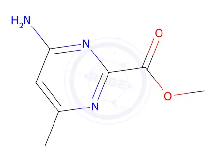 Chemical structure of 4-AMino-6-Methyl-pyriMidine-2-carboxylic acid Methyl ester