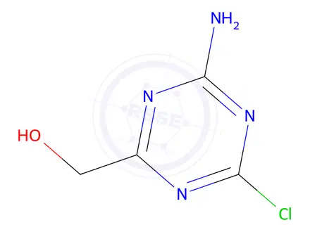 Chemical structure of (4-amino-6-chloro-1,3,5-triazin-2-yl)methanol