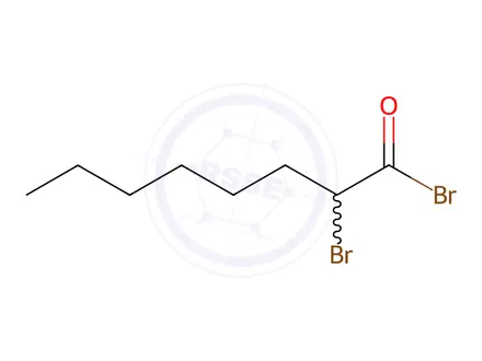 Chemical structure of 2-Bromooctanoylbromide