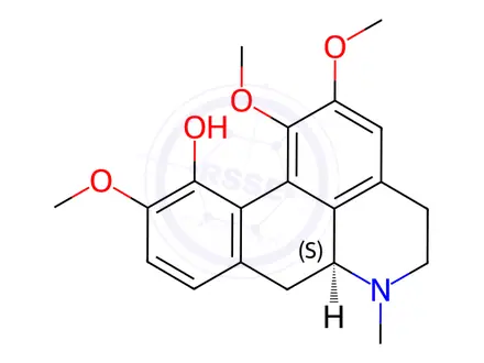 Chemical structure of (+)-Isocorynoline