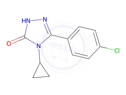 Chemical structure of 3-(4-Chlorophenyl)-4-cyclopropyl-1H-1,2,4-triazol-5(4H)-one