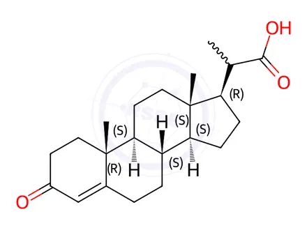 Chemical structure of Progesterone Impurity 145