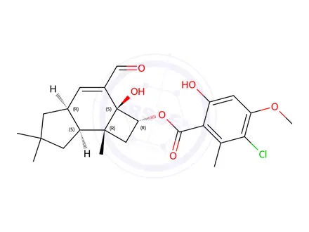 Chemical structure of Armillaridin